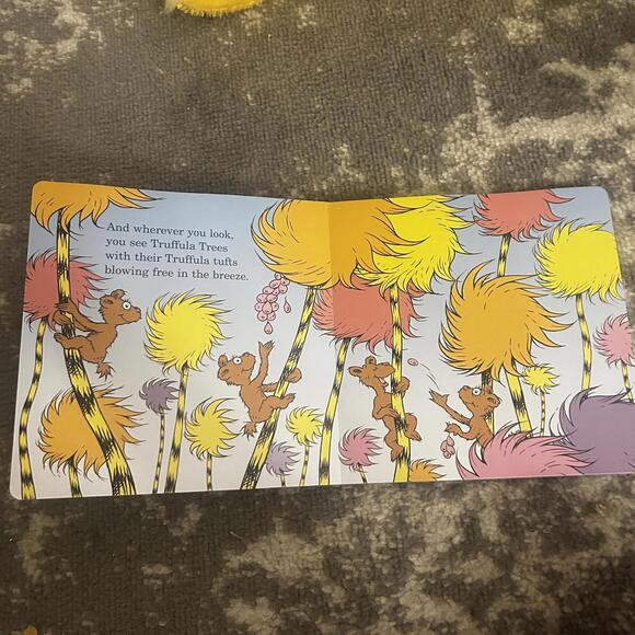 Dr Seuss I Am the Lorax Board Book & Plush Lorax Character - Picture 3 of 8